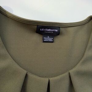 Olive Green Dressy Top